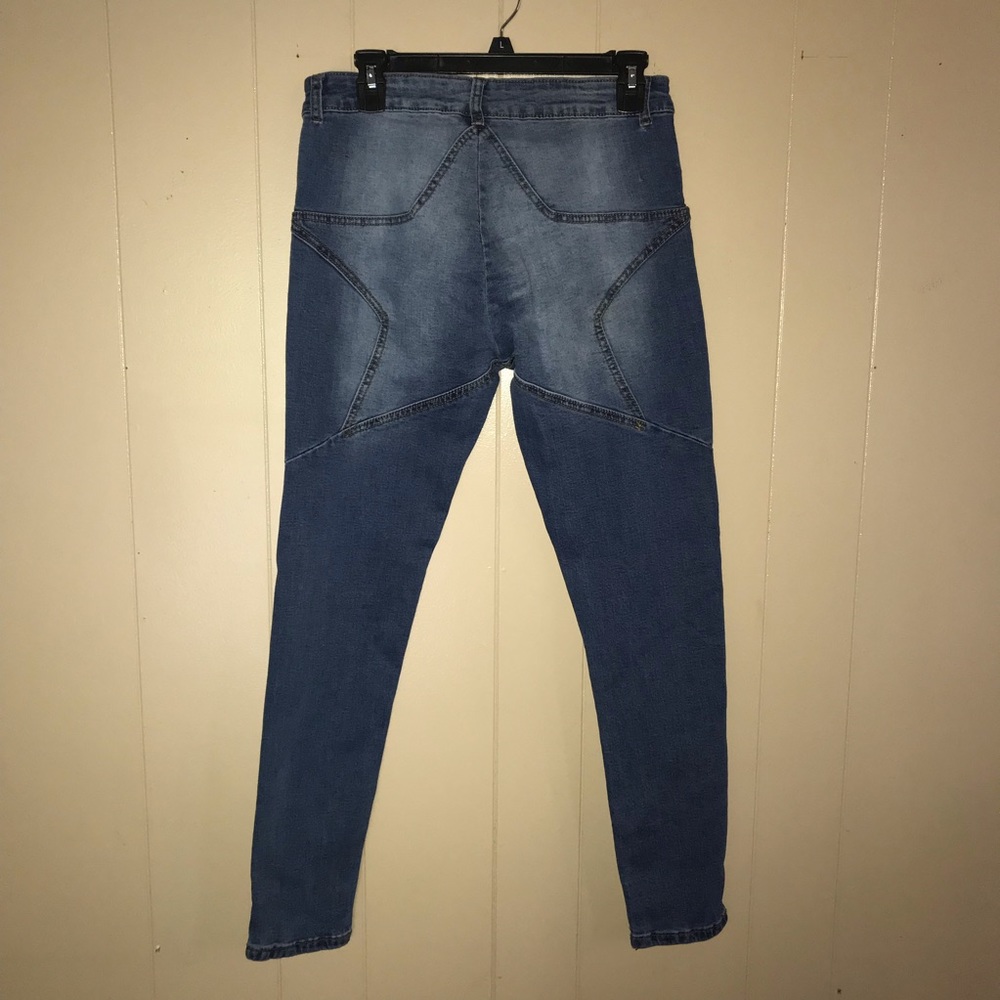 Star Back Skinny Jeans